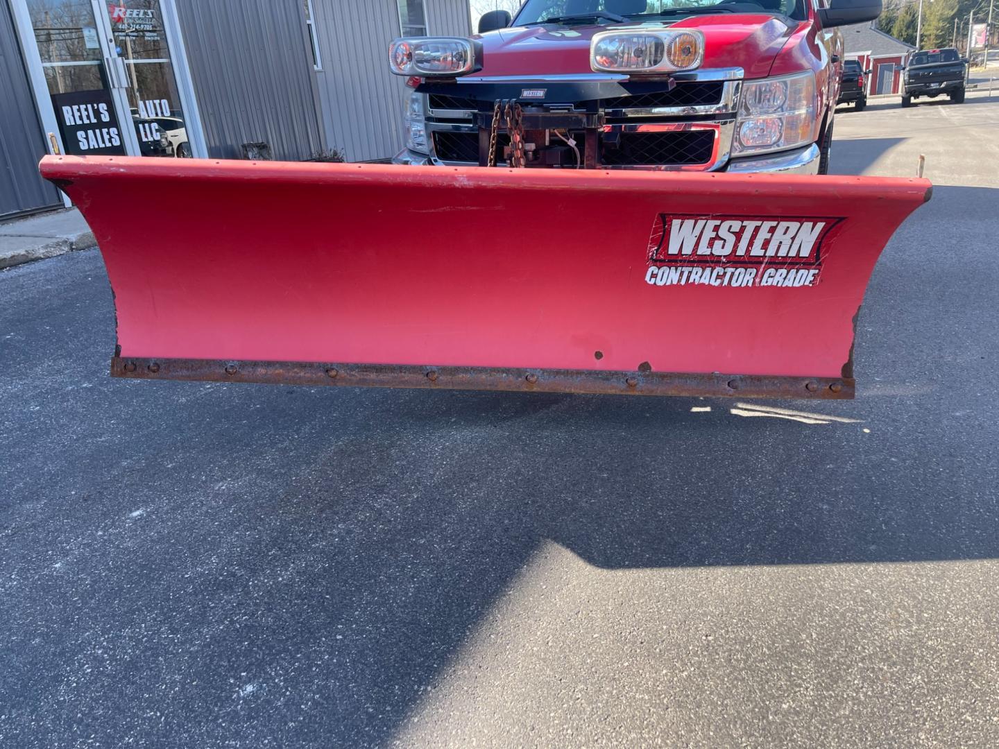 2011 Red /Black Chevrolet Silverado 2500HD Work Truck Long Box 4WD (1GC0KVCG8BF) with an 6.0L V8 OHV 16V FFV engine, 6-Speed Automatic transmission, located at 547 E. Main St., Orwell, OH, 44076, (440) 437-5893, 41.535435, -80.847855 - Photo#1